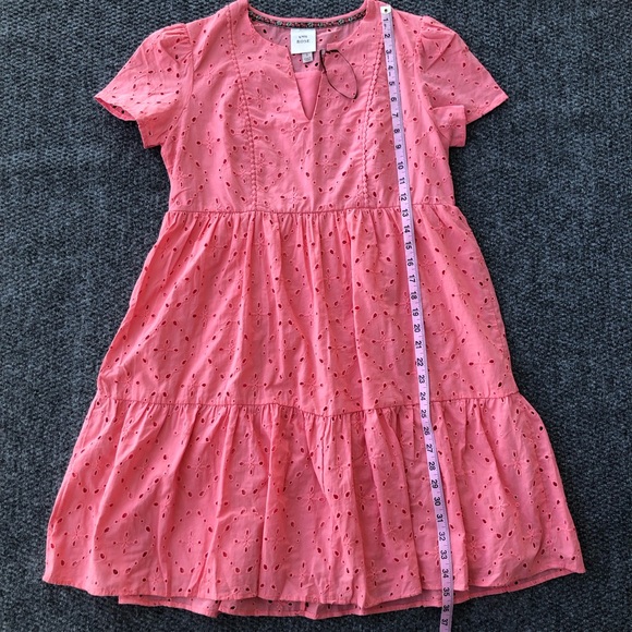 Knox Rose eyelet babydoll tiered dress size small - Picture 4 of 8